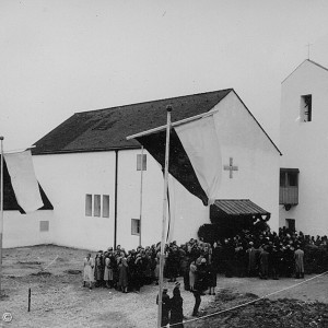 Kirchenweihe Johanneskirche Bruckmühl 10. Oktober 1954